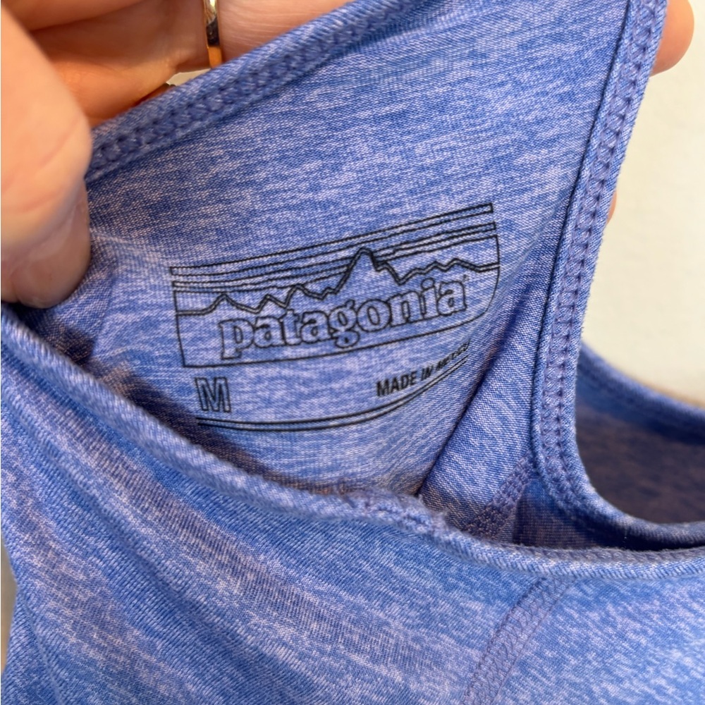Patagonia Heathered Blue Double-Strap Tank - Picture 4 of 5
